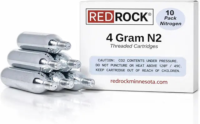 4.1 GRAM THREADED NITRO CARTRIDGES BOX OF 10